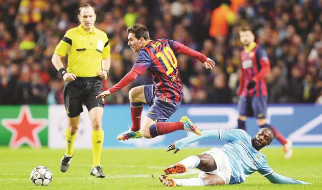 Barca outplay City