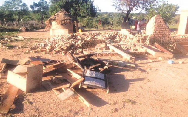 At least 47 households were destroyed by hailstorm in Silobela on Monday night