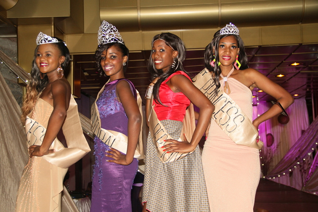 From left . . . Miss Cultural Zimbabwe second princess Bionica Chipanje, queen Euginia Chiyangwa, Miss Personality Tendai Gezi and first princess Thelma Rutenga