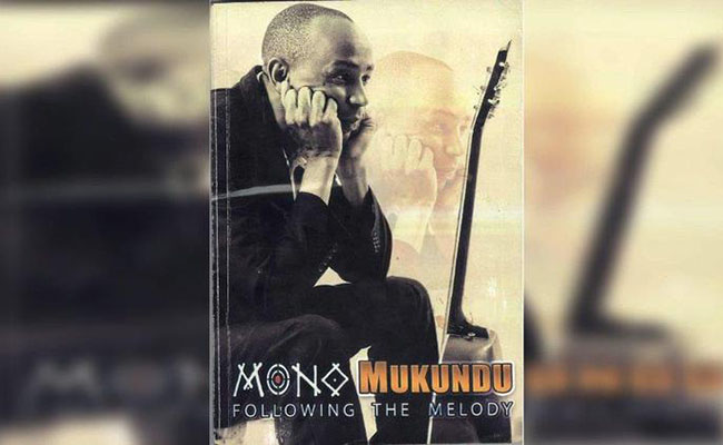 Mono Mukundu on the cover of his book “Following the Melody”