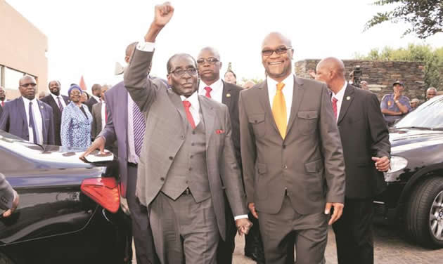 President Mugabe charms SA media