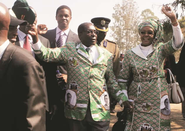 Between now and the 2018 elections, President Mugabe is not only intent on uniting the party but will be active in meeting the people at the grassroots level. - File photo