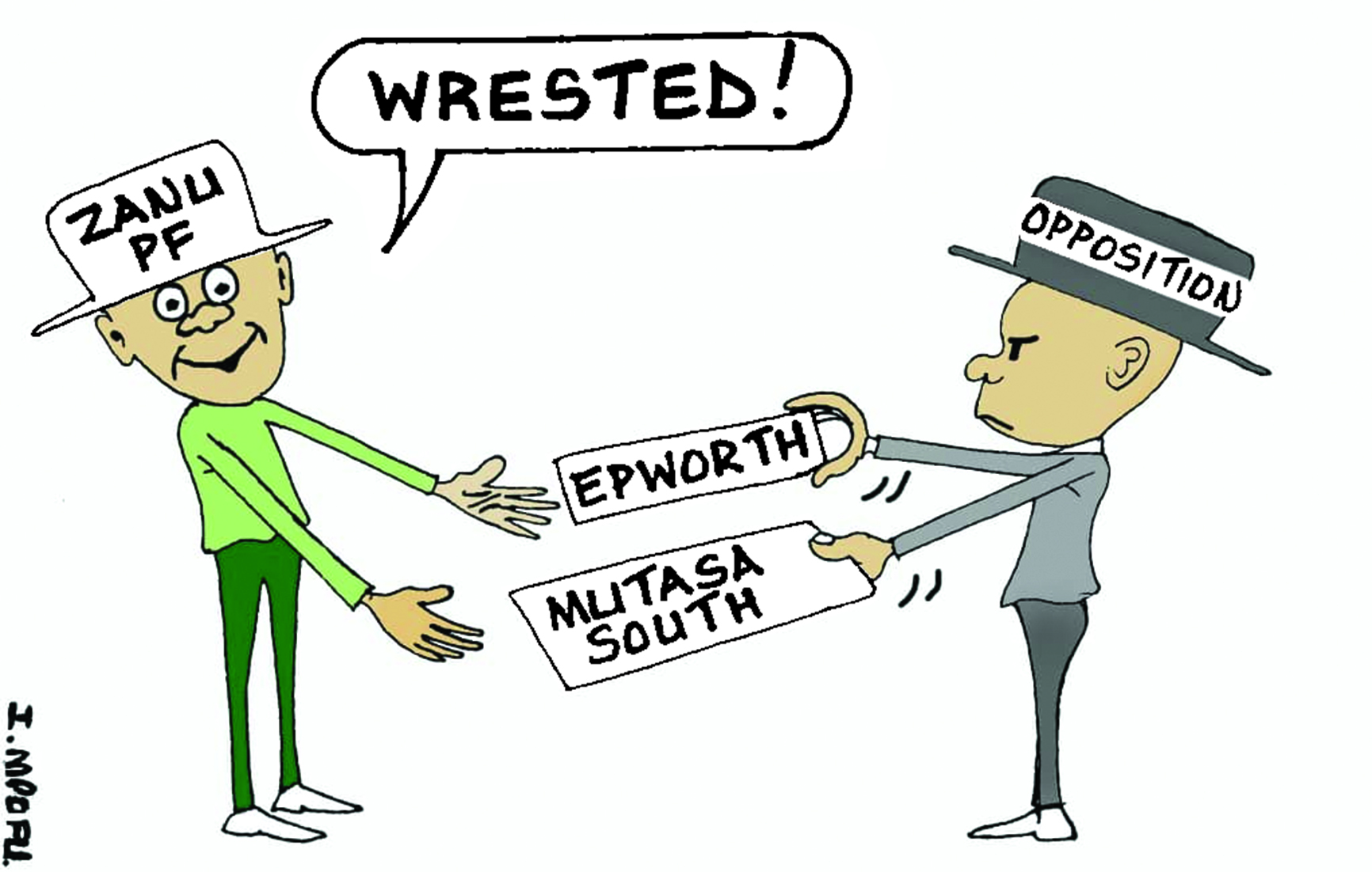 Monday 28 March Main cartoon