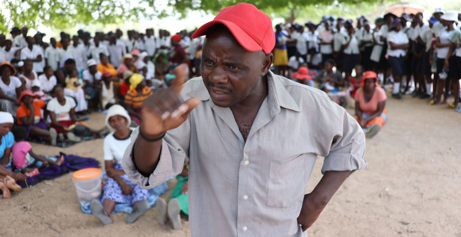 Mr Maxwell Macheza narrates his child’s ordeal at Hotsprings Secondary School in Chimanimani