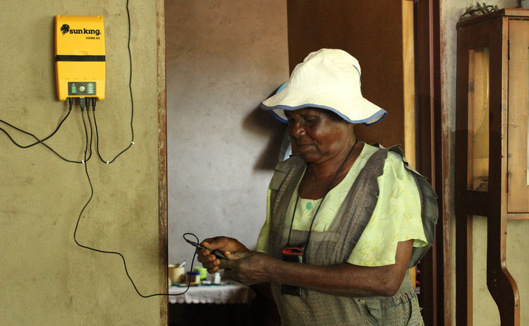 Villagers clamour for solar products