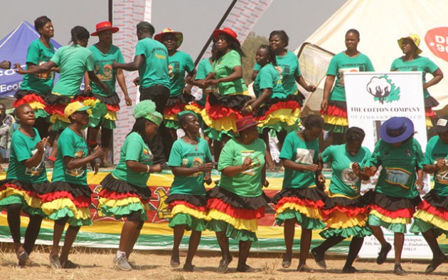 Members of Mbare Chimurenga Choir entertain the gathering with scintillating dance routines