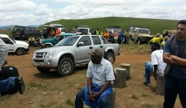 Relatives and friends of the missing tourist Zaid Dada converge at the foot of Mount Nyangani as the search for him continued in Nyanga yesterday
