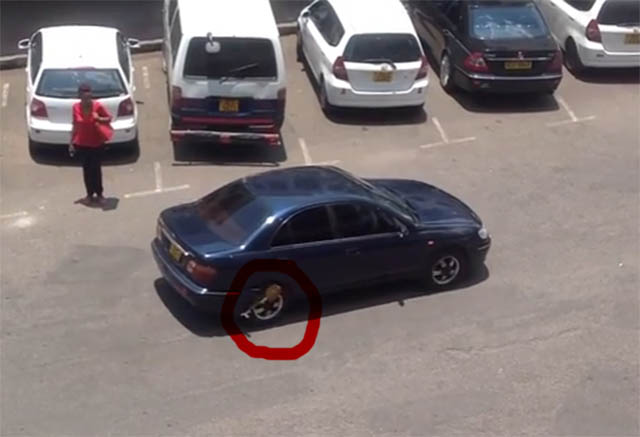 Motorist’s moment of ‘defiance’