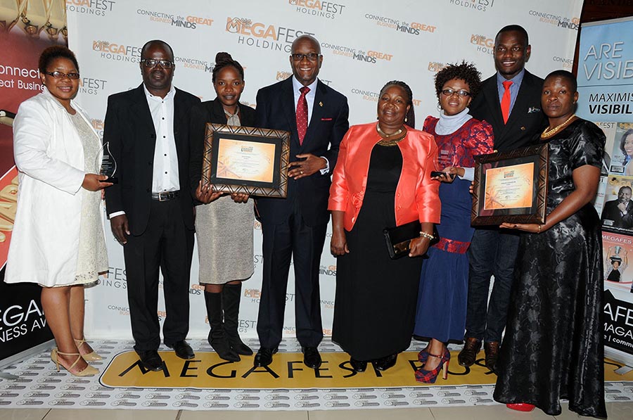 Mr Marandure with the Zimpapers' Marketing and Advertising team.