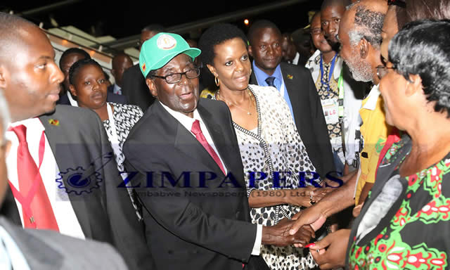 President jets in for indaba