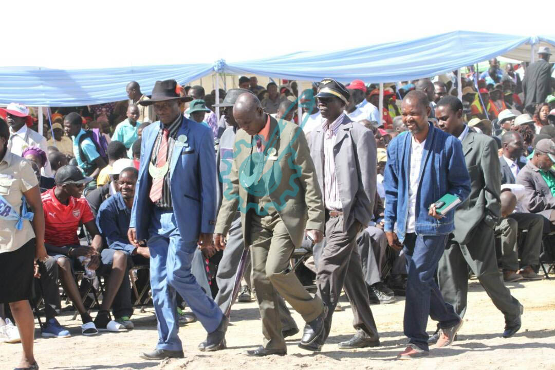 Part of the crowd gathered for the commissioning of the Tokwe Mukosi dam.