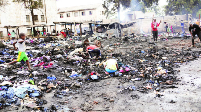 Mupedzanhamo cloakroom engulfed by fire