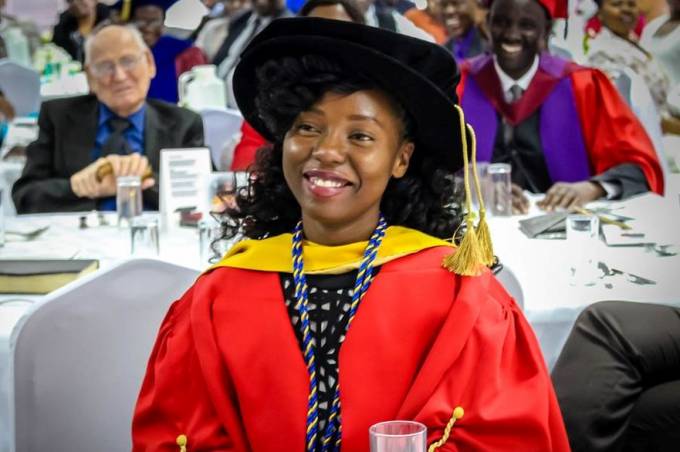 Youngest PhD holder in Africa