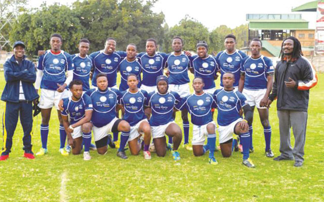 THE LIONS . . . The Mutare Sports Club rugby side has been in fine form which has seen them draw a number of fans to their matches