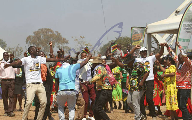 Zanu-PF supporters.
