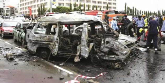 At least ten people were killed and three injured in car bomb explosions that hit Kano,  police said. — AFP.