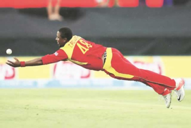 OFF THE HOOK . . . Tendai Chatara has escaped with a reprimand at the ongoing ICC World Cup in Australia and New Zealand