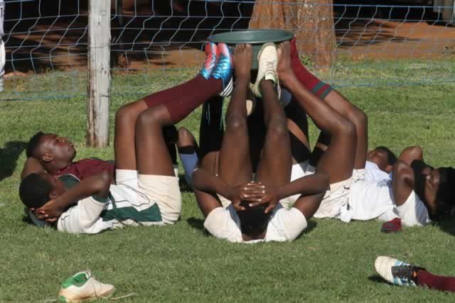 FINAL PHASE . . . The Tigers yesterday went through their team-building session in Harare. — (Picture by Tawanda Mudimu)