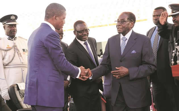 Hero’s welcome in Lusaka