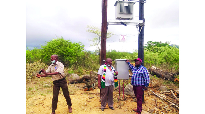 Chivi villagers team up to electrify school