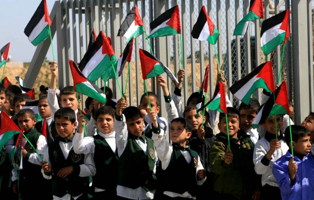 Solidarity peace walk for Palestinian people.