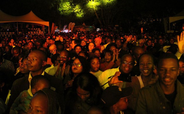 Part of the crowd at Hifa