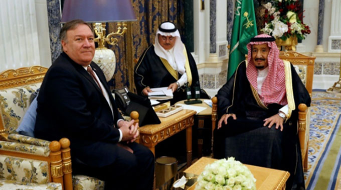 Pompeo holds crisis talks in Riyadh on missing journalist