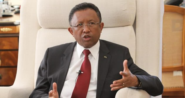 President Hery Rajaonarimampianina