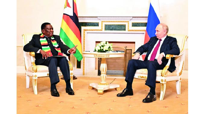 President holds talks with Putin