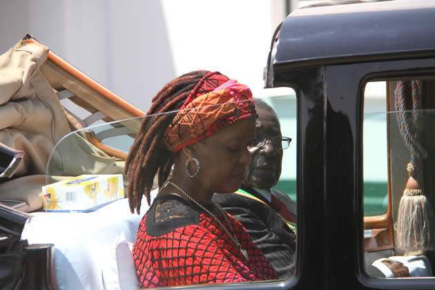 President Mugabe and the First Lady Amai Grace Mugabe