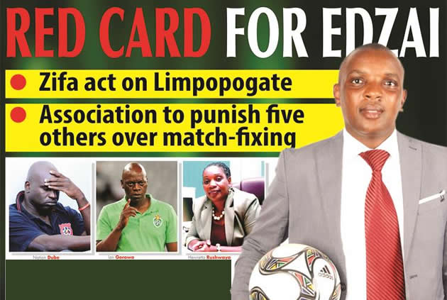 Red card for Edzai