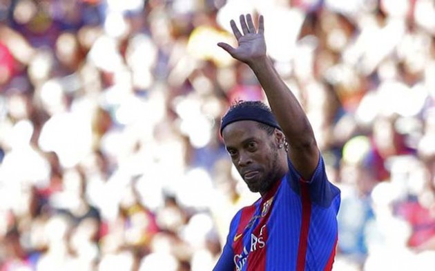 TIME OUT . . . Ronaldinho has finally brought an end to a glittering professional football career