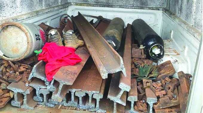 R1m in stolen Transnet railway tracks recovered