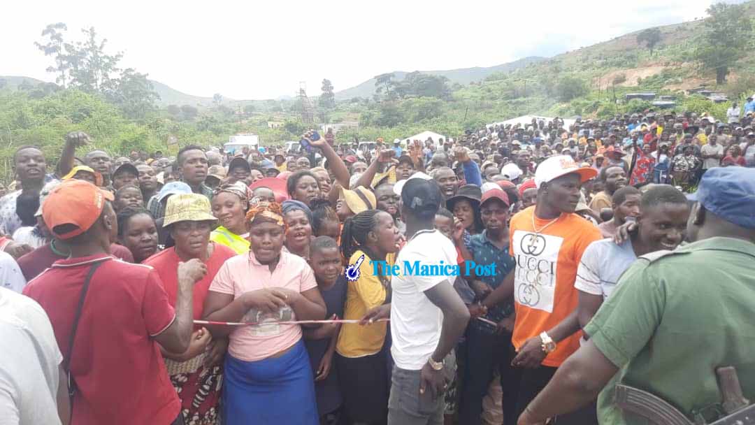 There were scenes of unfettered joy and jubilation for hundreds of fellow artisanal miners, locals and Government officials after all the 15 artisanal miners were rescued alive
