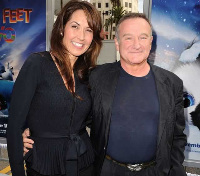 “This morning, I lost my husband and my best friend”: Robin Williams’ wife of almost three years, Susan Schneider, breaks silence as she says she’s ‘utterly heartbroken’ by her husband’s shock death — seen here in November 2011