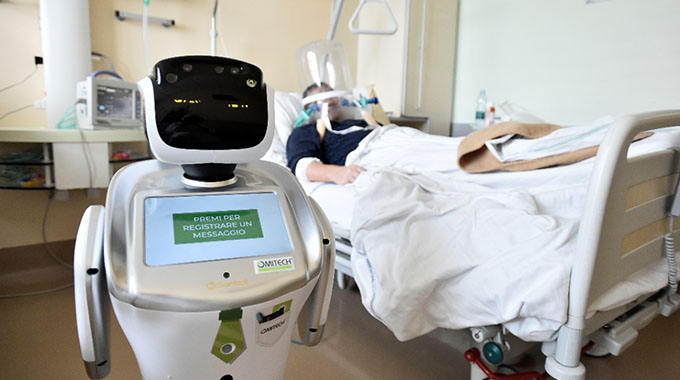 Robots Provide High-Tech Support to Combat COVID-19