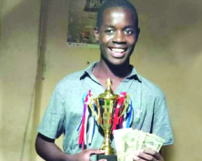 Teen shines in pool tourney