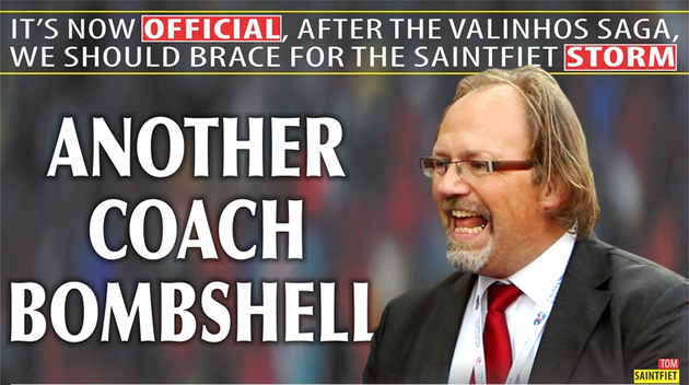 Another coach bombshell