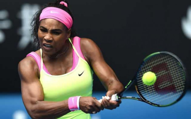 ON SONG . . . Serena Williams