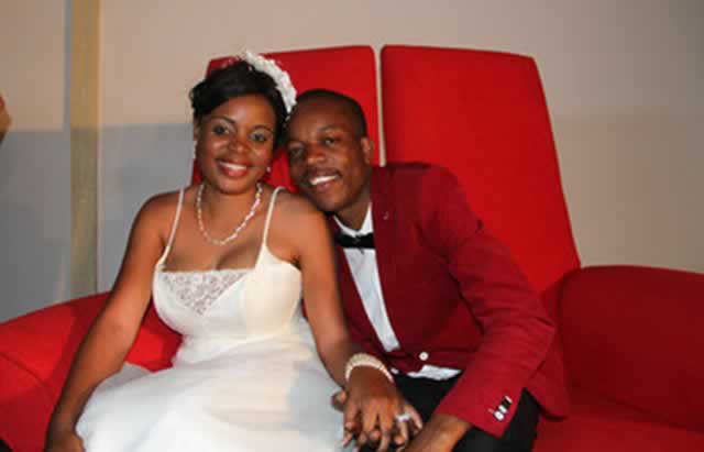 IN HAPPIER TIMES . . . Sharon Macheso and husband Kudakwashe Munetsi tied the knot only two months ago, but they are now frequenting the courts like it’s one of their honeymoon spots