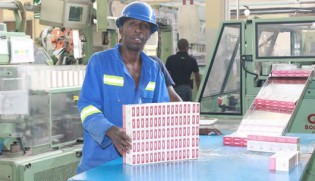 BAT recorded a 17 percent drop in volumes to 1,301 billion sticks volumes during the year to December 31,2013