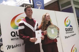 FAMILY AFFAIR . . . Mashonaland top swimmers James and Natasha Lawson had a good show at the Senior National Swimming Championships which ended at Les Brown pool on Monday