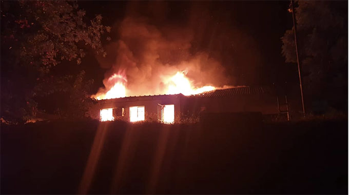 JUST IN : Fire guts Kariba Hospital