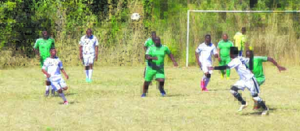 The soccer action was exciting