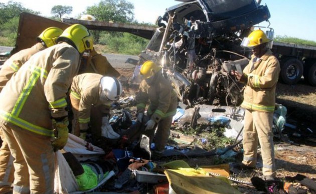 Some of the accidents recorded along the Harare