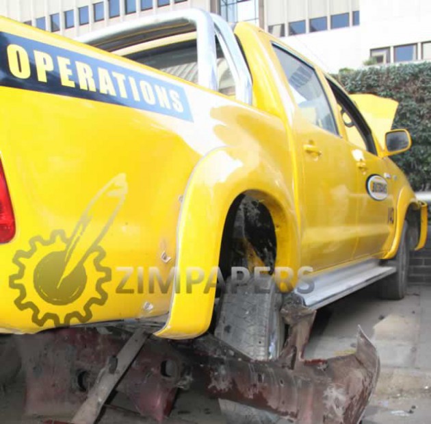 Stunner’s Lexus rammed into four parked vehicles