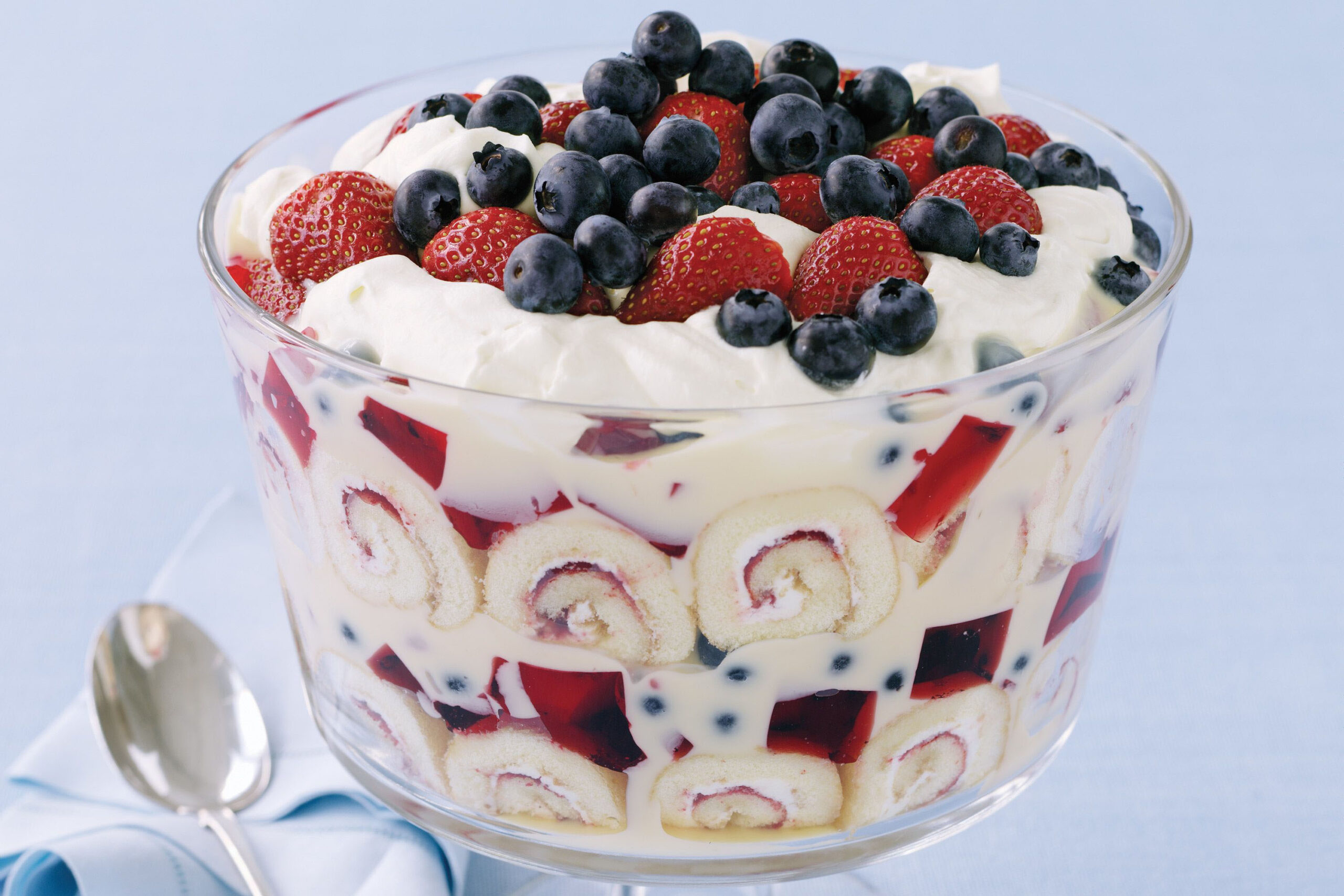 Summer berry trifle perfect for Christmas