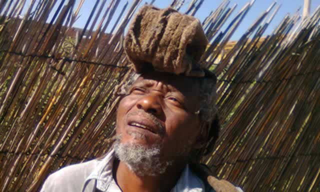 Fire guts mbira shrine