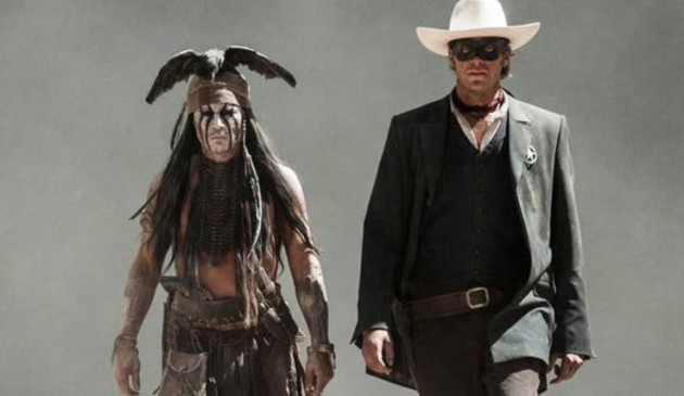 A scene from the movie “The Lone Ranger”