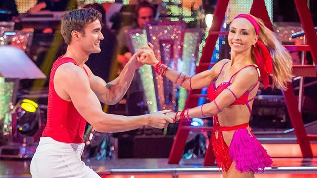Thom and Iveta on “Strictly Come Dancing”